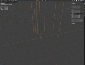 Spawn der Splines für den Stamm