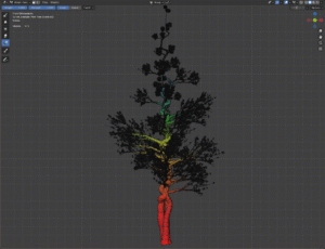 Weight Paint für die Vertex Colors